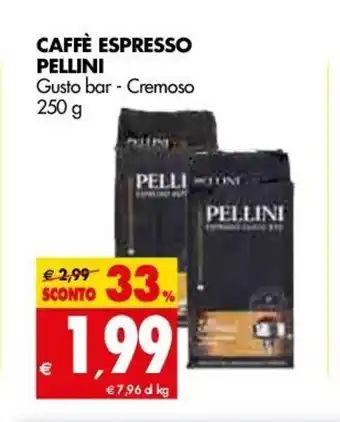 Tigros Caffé Espresso Pellini 250g offerta