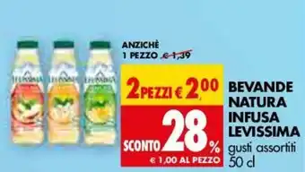 Tigros Bevande Natura Infusa Levissima gustí assortiti 50 cl offerta