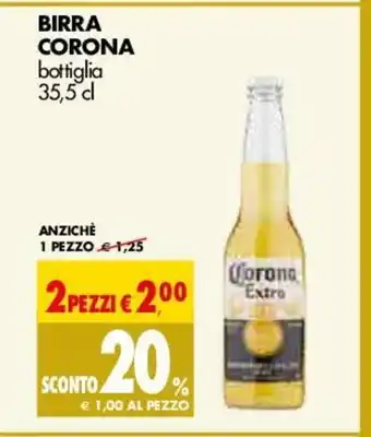 Tigros Birra Corona bottiglia 35,5cl offerta