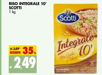 Tigros Riso Integrale 10' Scotti 1kg offerta