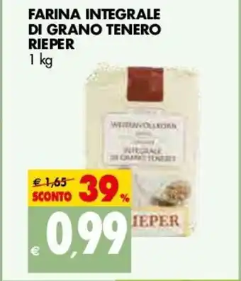 Farina Integrale Di Grano Tenero Riefer 1kg