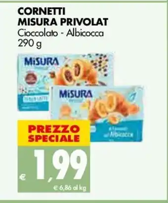 Tigros Cornetti Misura Privolat 290g offerta