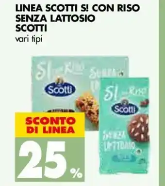 Tigros Linea Scotti S! Con Riso Senza Lattosio Scotti offerta