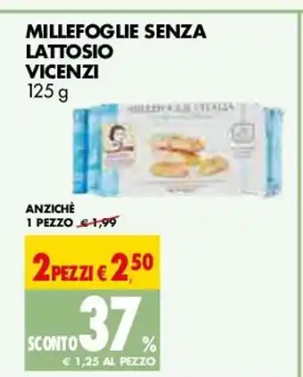 Millefoglie Senza Lattosio Vicenzi 125g