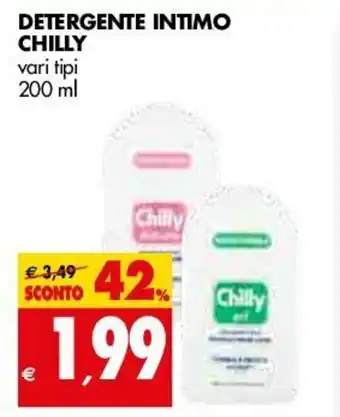 Tigros Detergente Intimo Chilly 200ml offerta