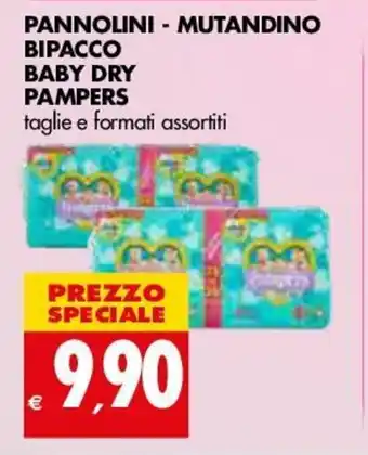 Tigros Pannolini-Mutandino Bipacco Baby Dry Pampers offerta