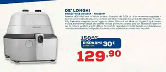 Euronics DeLonghi IdealFry FH2101.W Friggitrice Singolo Stand-alone (placement) 1400 W offerta