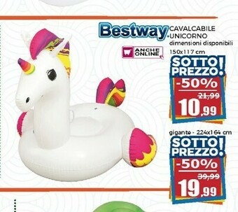 Bestway Cavalcabile Unicorno