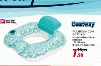 Happy Casa Bestway Poltrona Con Cuscino offerta