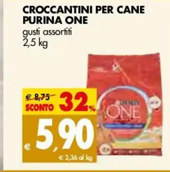 Tigros Croccantini Per Cane Purina One offerta
