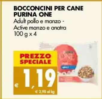 Tigros Bocconcini Per Cane Purina One offerta