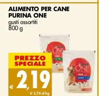 Tigros Alimento Per Cane Purina One 800g offerta