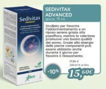 Coop Sedivitax Advanced gocce 75 ml offerta