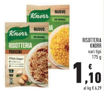 Conad Knorr Risotteria vari tipi 175 g offerta