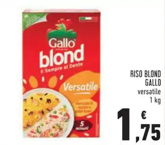 Conad Gallo Riso Blond versatile 1 kg offerta