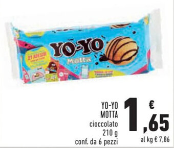 Conad Motta Yo-Yo cioccolato 210 g conf. da 6 pezzi offerta