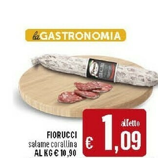 Deco Supermercati Fiorucci Salame Corallina offerta