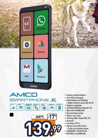 Brondi Amico Smartphone XL