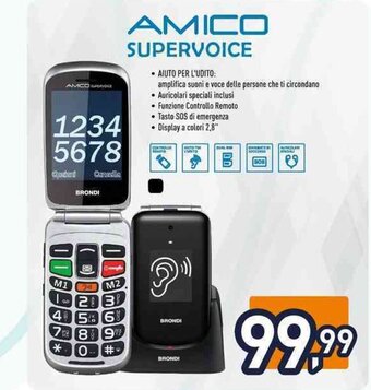 Unieuro Brondi Amico Supervoice offerta