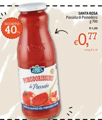 Famila Santa Rosa Passata di Pomodoro g 700 offerta