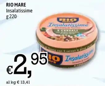 Famila Rio Mare Insalatissime g 220 offerta
