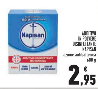 Conad Napisan Additivo in Polvere Disinfettante azione antibatterica 600 g offerta