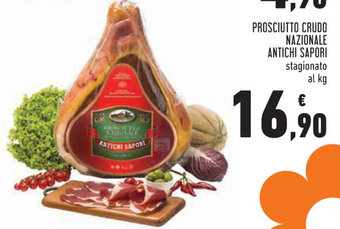 Conad Antichi Sapori Prosciutto Crudo Nazionale stagionato offerta