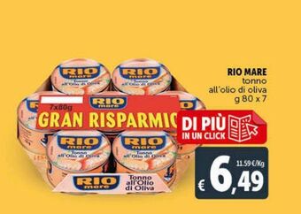 Deco Maxistore Rio mare tonno all'olio di oliva offerta