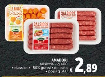 Deco Maxistore Amadori salsiccia offerta