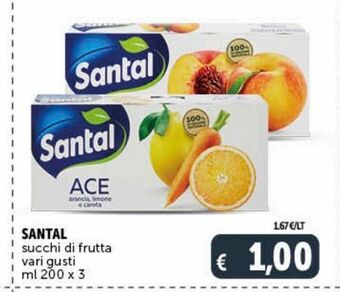 Deco Maxistore Santal succhi di frutta offerta