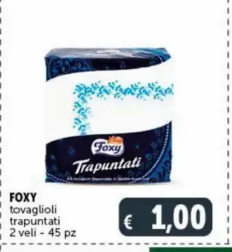 Deco Maxistore Foxy tovaglioli trapuntati offerta