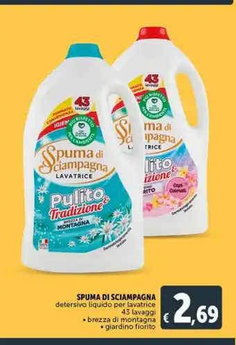 Deco Superstore Spuma di sciampagna detersivo liquido per lavatrice offerta