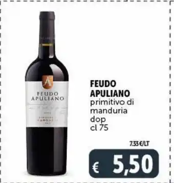 Deco Superstore Feudo apuliano primitivo di manduria dop offerta