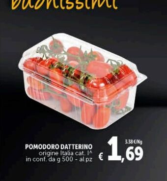 Deco Market Pomodoro datterino origine italia cat i in conf da g 500 offerta