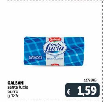 Deco Market Galbani santa lucia burro g 125 offerta