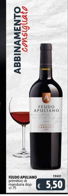 Feudo apuliano primitivo di manduria dop cl 75