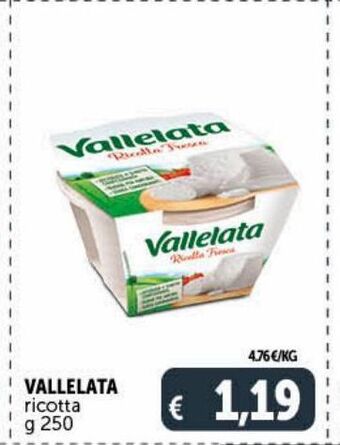 Vallelata ricotta g 250