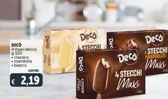 Deco Market Deco 4 maxi stecco g 320 offerta
