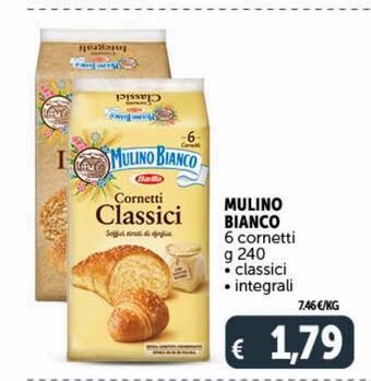 Deco Market Mulino bianco 6 cornetti g 240 offerta