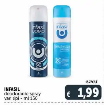 Deodorante spray infasil