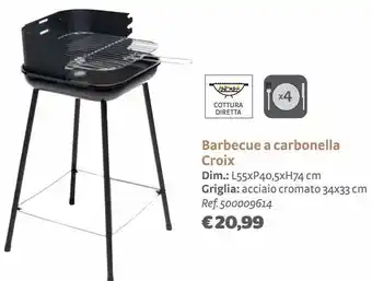 Bricocenter Barbecue a carbonella croix offerta