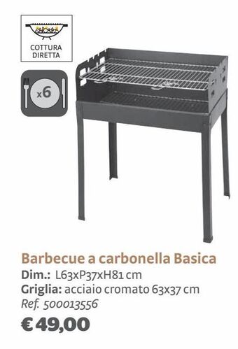 Bricocenter Barbecue a carbonella basica offerta