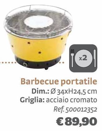 Bricocenter Barbecue portatile offerta