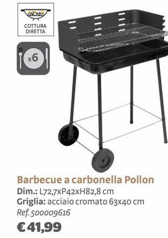 Bricocenter Barbecue a carbonella pollon offerta