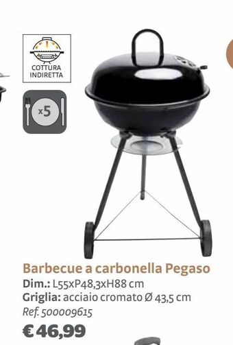 Bricocenter Barbecue a carbonella pegaso offerta