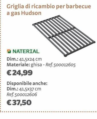 Bricocenter Griglia di ricambio per barbecue a gas hudson offerta