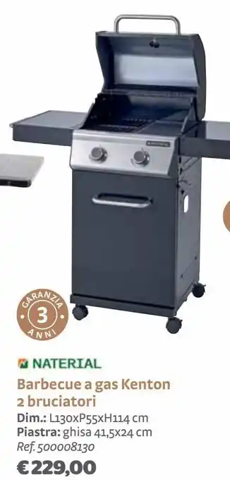 Bricocenter Barbecue a gas kenton 2 bruciatori offerta
