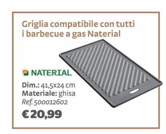Bricocenter Griglia compatibile con tutti i barbecue a gas naterial offerta