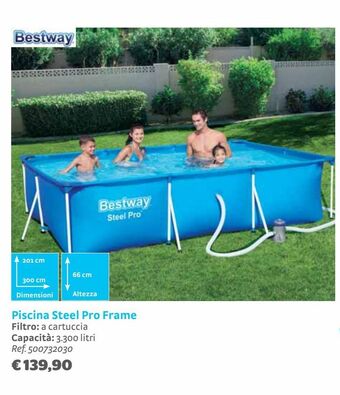 Bestway piscina steel pro frame