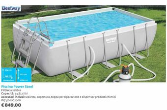 Bricocenter Bestway piscina power steel offerta
